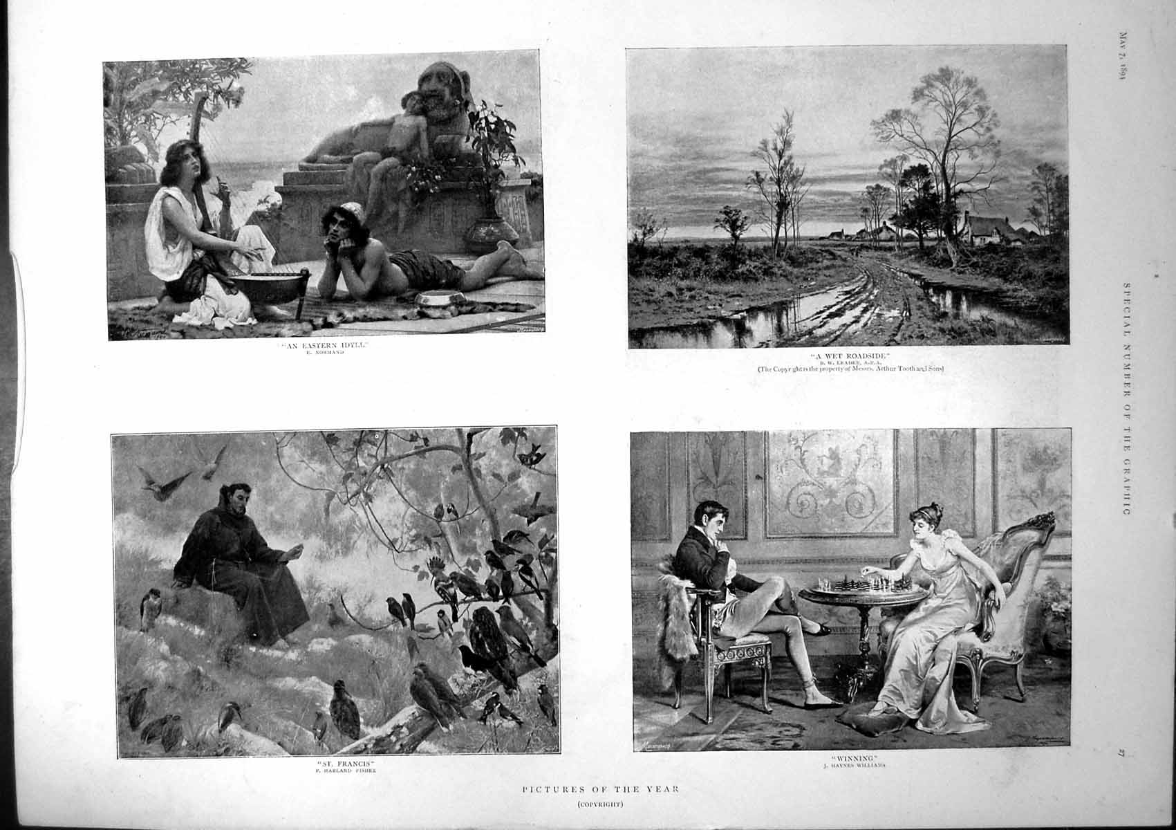 Old Pictures Wet Roadside Winning St Francis Nellie Dr B Sanderson 18 19th