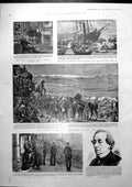 Old Print Lord Roberts Candahar Lord Beaconsfield Opening Parliament 1901 20th