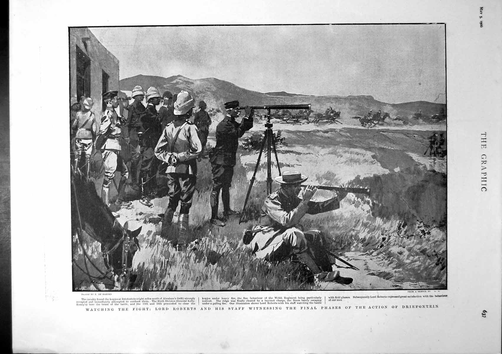 Old Lord Roberts Action Driefontein Huxley Memorial History Museum190 20th