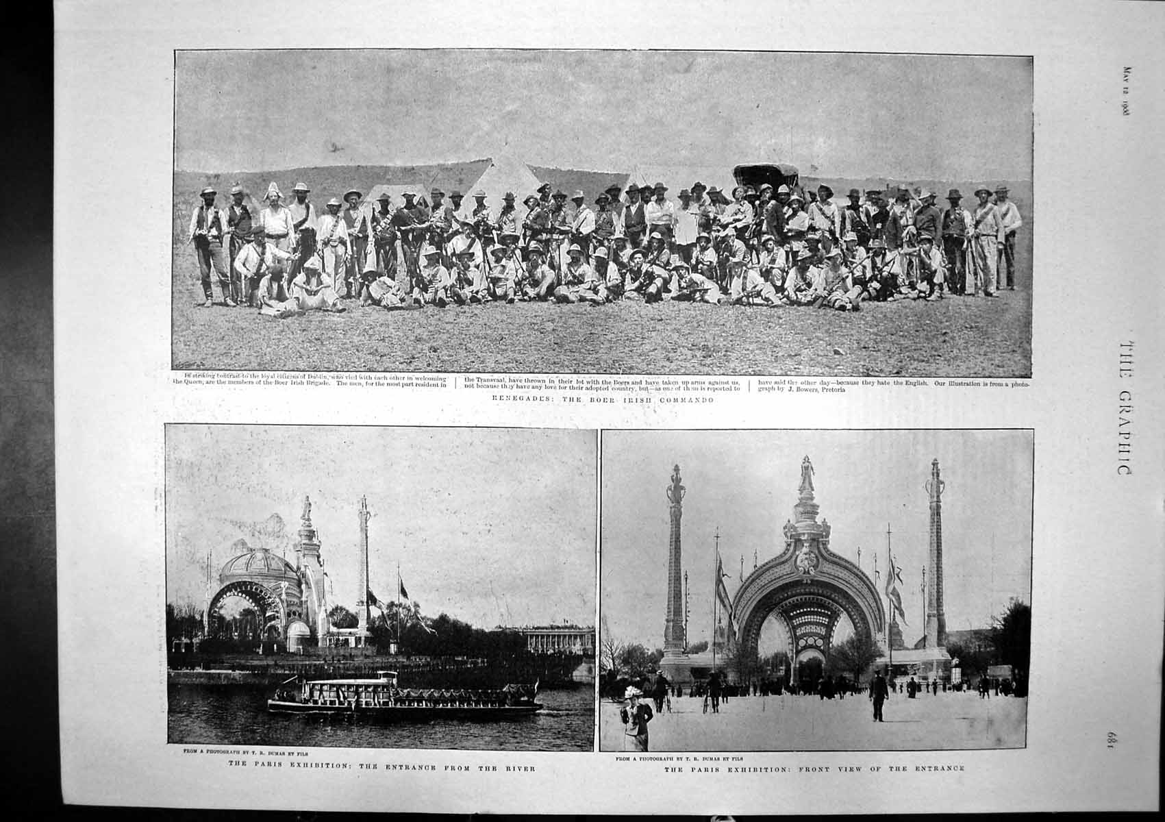 Old Naval Brigade City Renegades Boer Irish Command Paris Exhibition1