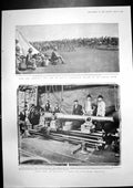 Antique Print Lord Methuen Cstream Guards Boer Gun Repaired Prisoner 1900 20th