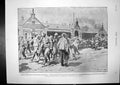 Antique Old Print British Prisoners Pretoria Lord Roberts Colonel Spence 1900