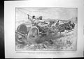 Antique Old Print General French Rensburg Water Fighting Line Capt Holt 1900