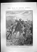 Antique Print War S Africa Montmorencys Scouts Lord Roberts Free State 1900