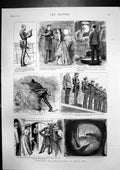 Old Print Sketching Photographing Ship So London Opthalmic Hospital 1890 19th