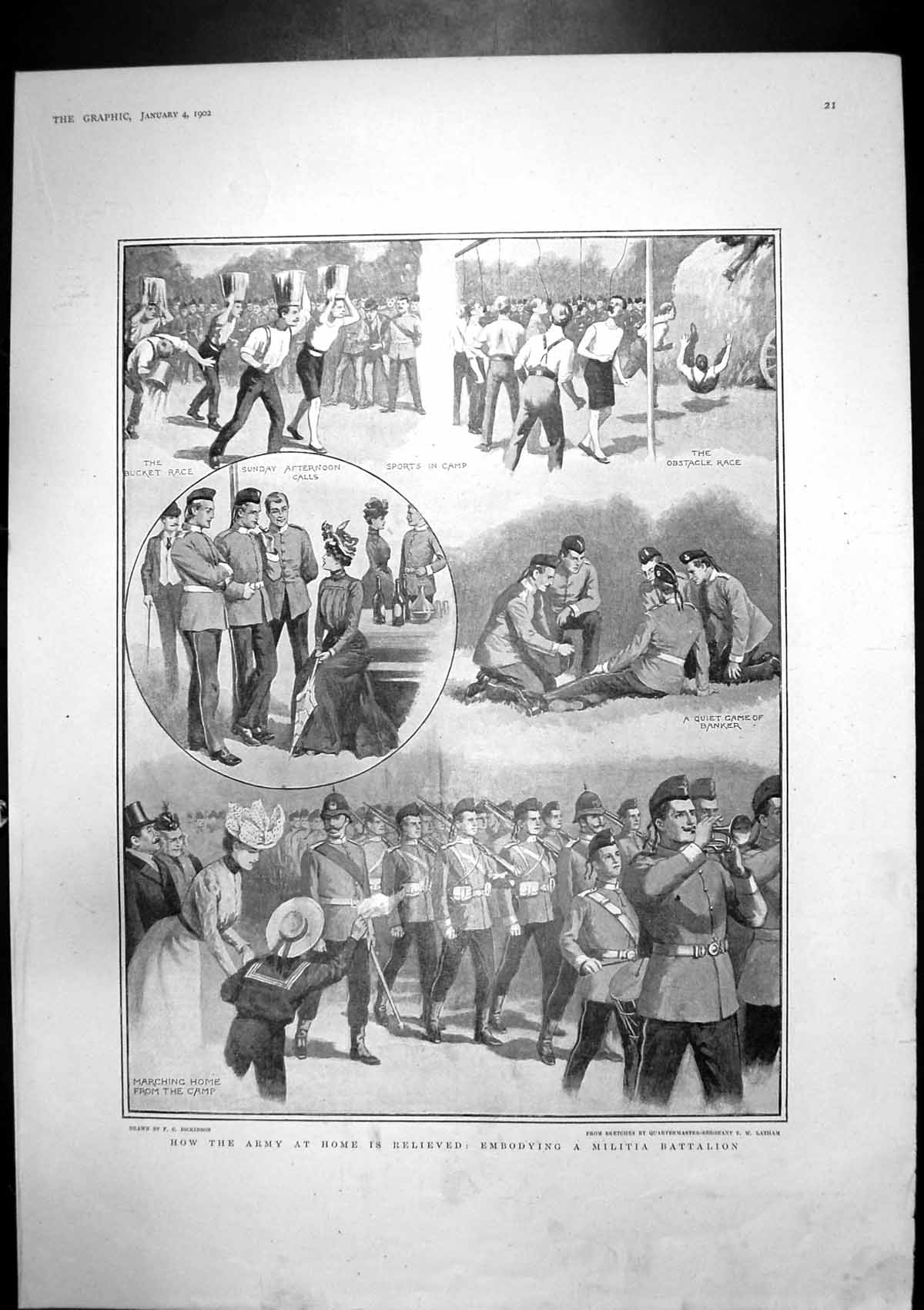 Old Army Home Militia Batallion Emil Fuchs Maxim Gorki Marquis Ito 19 20th