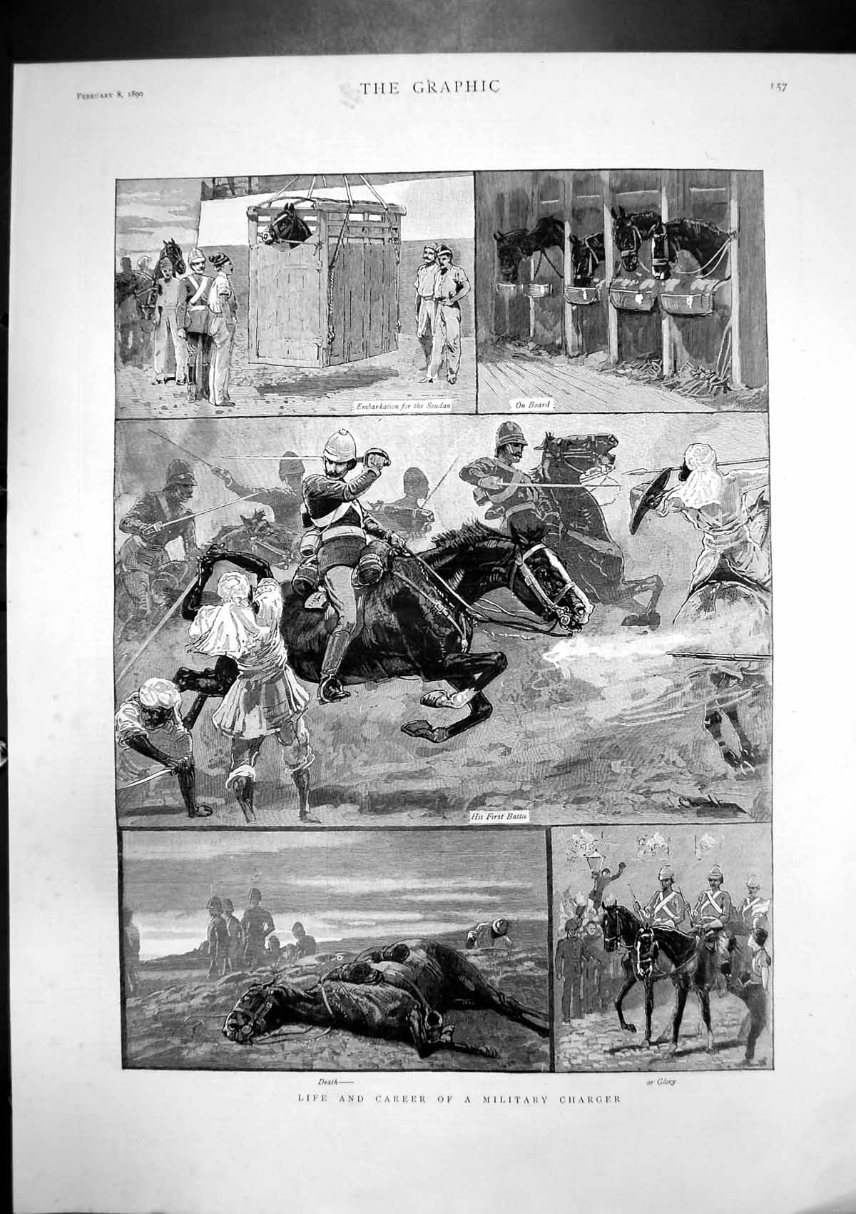Old Life Career Military Charger Sir William Gull Sir Henry Manisty