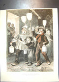 Old Curious Custom Brittany Children Lanterns Door Adrien Marie 1891 Victorian