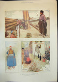 Old Artists Tour Holland Going Marken Woman Costume Sitting Dyke1905 20th