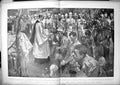 Antique Print Eve Battle Celebration Holy Communion Veldt Frank Craig 1900 20th
