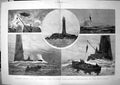 Antique Print Trinity House Work Lighthouses South Coast Wolf Needles 1892 19th