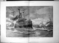 Old Antique Print Departure Italian Naval Squadron From Portsmouth 1895 19th