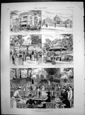 Print Season Homburg Sketches Villa Imperiale Baths Stahl Spring Louise 1890