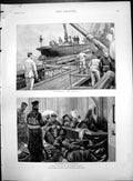Old Naval Manouevres Out Torpedoed Boat Lifeboat Crew Night Watch 1890 19th