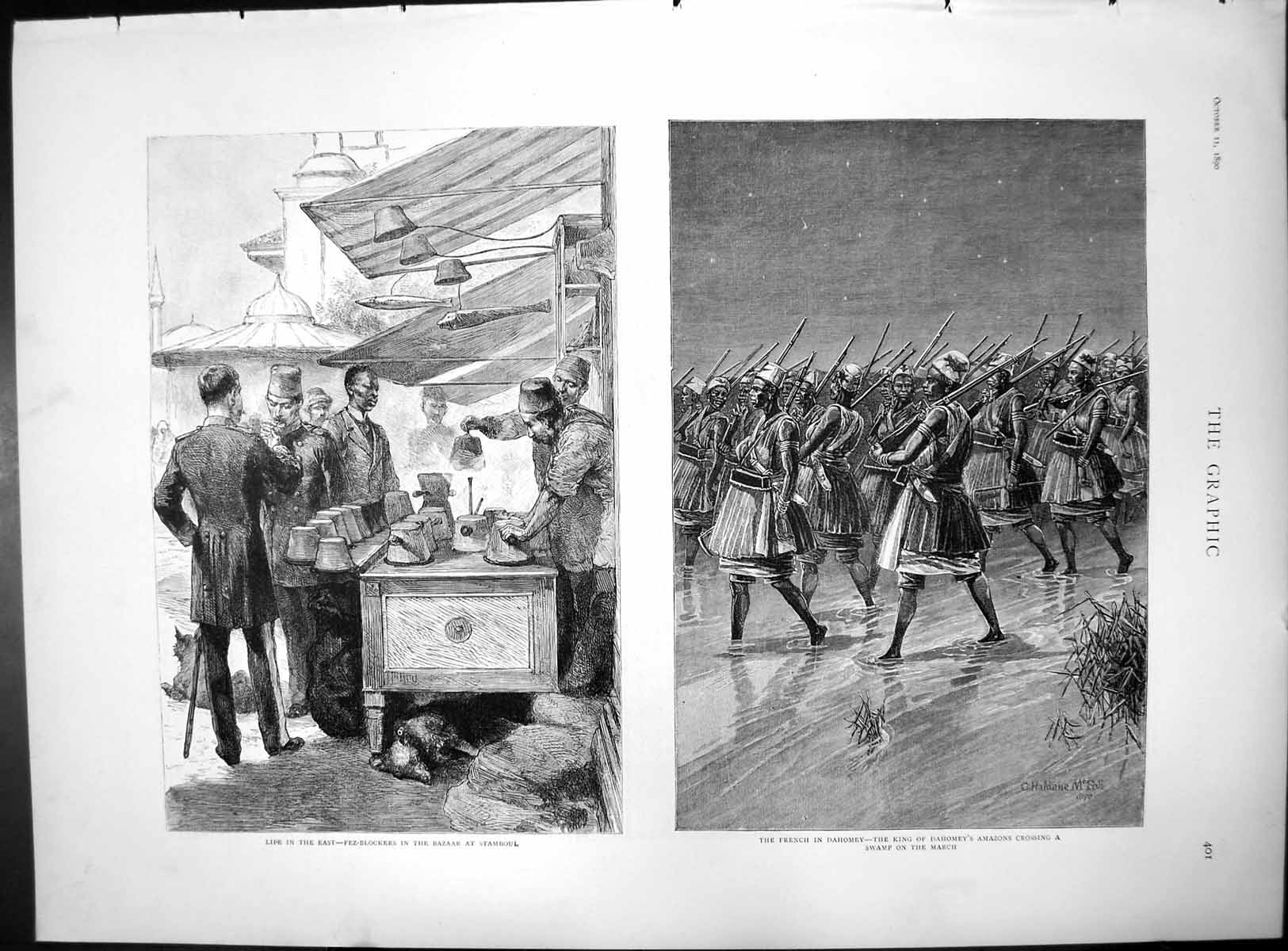 Old Life East Fez Blockers Bazaar Stamboul French Dahomey Swamp 1890 Victorian