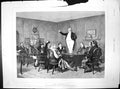 Old Pickwick Club C Green Speaker On Chair Members Seated Reclining 1890 19th
