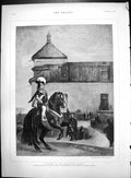 Antique Old Print Portrait Don Balthazar Carlos Picture Velazquez Master 1890