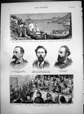 Old Disastrous Earthquake Ischia Assassination James Carey Dublin 1883 19th