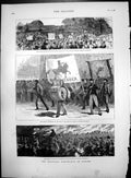 Old Sir Stafford Northcote Ulster Orange Meeting March Torchlight 1883 19th