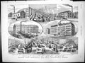 Antique Print Messrs John Brinsmead Sons' Pianoforte Works Grand Piano 1883