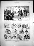 Old Malagasy Envoys Cape Town Argyll Sutherland Highlanders Dog 1883 Victorian
