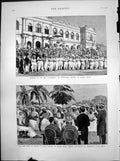 Old Opening Kachcheri Goverment Offices Ceylon West Coast Africa 1880 Victorian