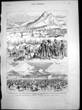 Old Afghanistan General Roberts' Victory Baba Wali Troops In Action 1880 19th