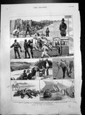 Old Notes Camp Wimbledon Rifle Shooting News Alexandria Canadians 1882 19th