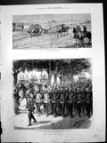 Old War Egypt Blue-Jackets HMS Inconstant Occupation Suez Canal 1882 Victorian