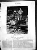 Print Kit ? A Memory Drawn Arthur Hopkins Frank Trenna Bridge Waterfall 1882
