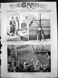 Old War Egypt HMS Seagull Prisoner Minotaur Occupation Suez Canal 1882 19th