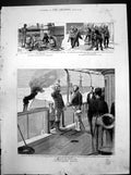 Print War Egypt Hrh Duke Connaught Admiral Sir Beauchamp Seymour Helicon 1882