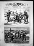 Antique Old Print War Egypt First Prisoner Bringing Home HGI Howard-Vyse 1882
