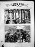 Old War Egypt Water Famine Alexandria Roman Cisterns Nordenfelt Gun 1882 19th