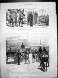 Old War Egypt Occupation Alexandria Inspection Life Guards Prince 1882 19th