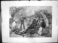 Old Home Again Drawn Arthur Hopkins One Armed Man Reclining Ladies 1882 19th