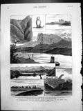 Old Colquhoun-Wahab Expedition Southern China Views Canton River 1882 Victorian