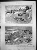 Old War Egypt Storming Tel-El-Kebir Highlanders Arab Works CSteel 1882 19th