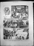 Old War Egypt Notes Bombay India Contingent Prepare Departure Oxen 1882 19th