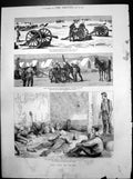 Old War Egypt Mule Battery Outposts Camp Ismailia Grenadier Guards 1882 19th