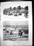 Old War Egypt Camp 13Th Bengal Lancers Mounted Infantry Mahsameh 1882