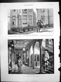 Old Queen Balmoral Waking Her Majesty Piper Corridor Stags Heads 1882 Victorian