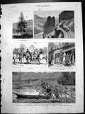 Old Visit Princess Louise Marquis Lorne British Columbia Ii Views 1882 19th