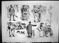 Old Artist'S Character Sketches Berlin Ii Railway Conductor Peasant 1882 19th