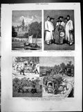 Old India March Hill Station Invalids Aged Mariner'S Home Cheshire 1882 19th
