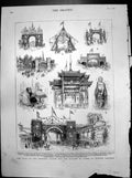 Print Visit Princess Louise Marquis Lorne British Columbia Crowds Views 1882
