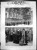 Old Open Royal Courts Justice Banquet Prince Wales Queen Gladstone 1882 19th