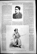 Old Portrait Mr W Terriss Famous Player Past Mr Charles Mathews 1879 Victorian