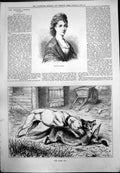 Old Constanze Mozart Portrait God Catches Fox Duck Mouth ST Dadd 1879 Victorian