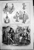 Old Misses Webling Costume Recital Scene Ninon Adelphi DH Friston 1880 19th